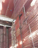 新疆中钢中隔墙高温护板连接
