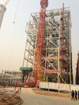 承接河南火二焦作华润电厂2×660MW一期1#锅炉安装